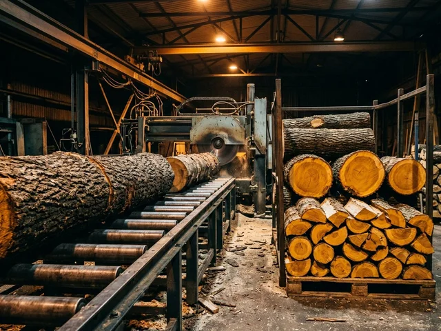 Заготовка и распил дубовых дров в Энгельсе